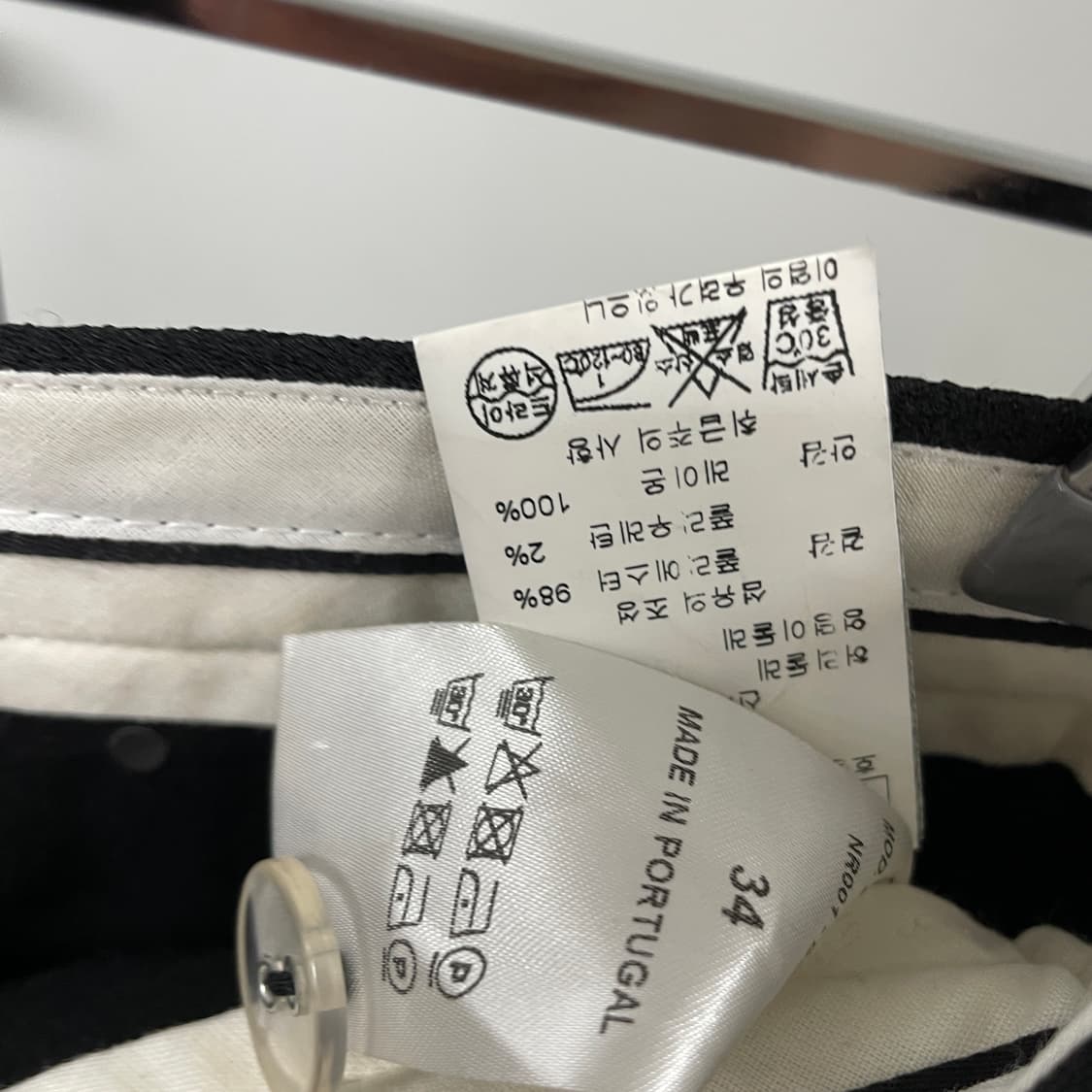 끌로에 블랙 슬랙스 34(W) 상품이미지6