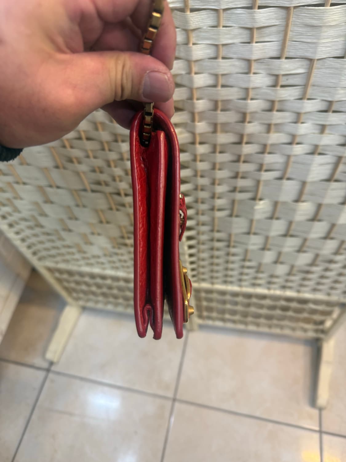 정품 발렌시아가 아크노 메탈릭 엣지 체인 크로스백 팝니다 상품이미지5