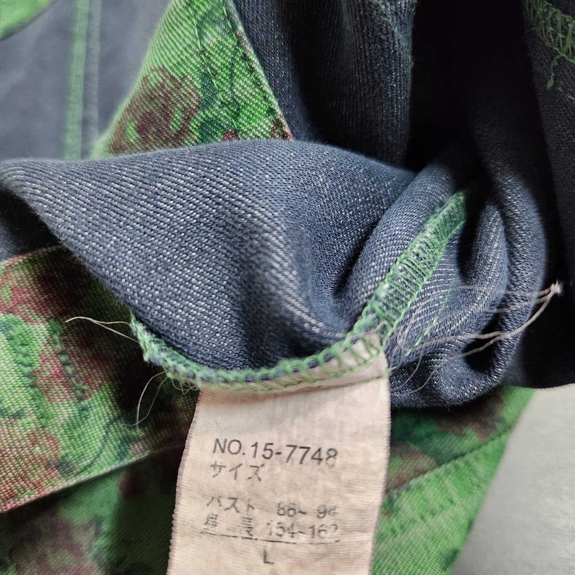 H373 [L] Marylester JPN 플라워 자켓 상품이미지5