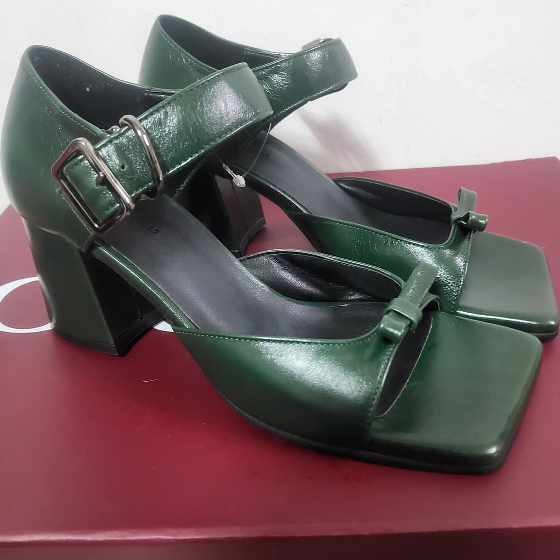 새상품 드레곤블루스 여름 샌들 힐 슬링백 여자구두 35.5 225 귀욤 상품이미지1