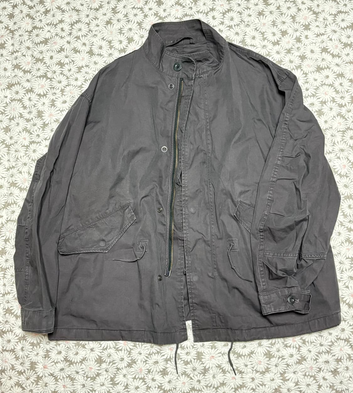 해칭룸 숏모즈파카 퍼플블랙 2 상품이미지2