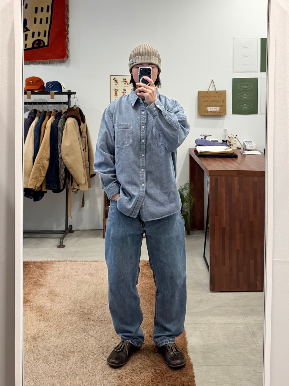 90s Gap 올드갭 투포켓 데님 셔츠 상품이미지2