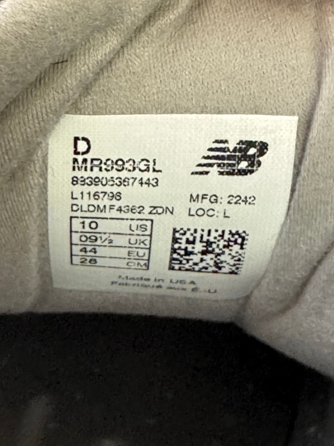 뉴발란스 993 그레이 280 상품이미지5