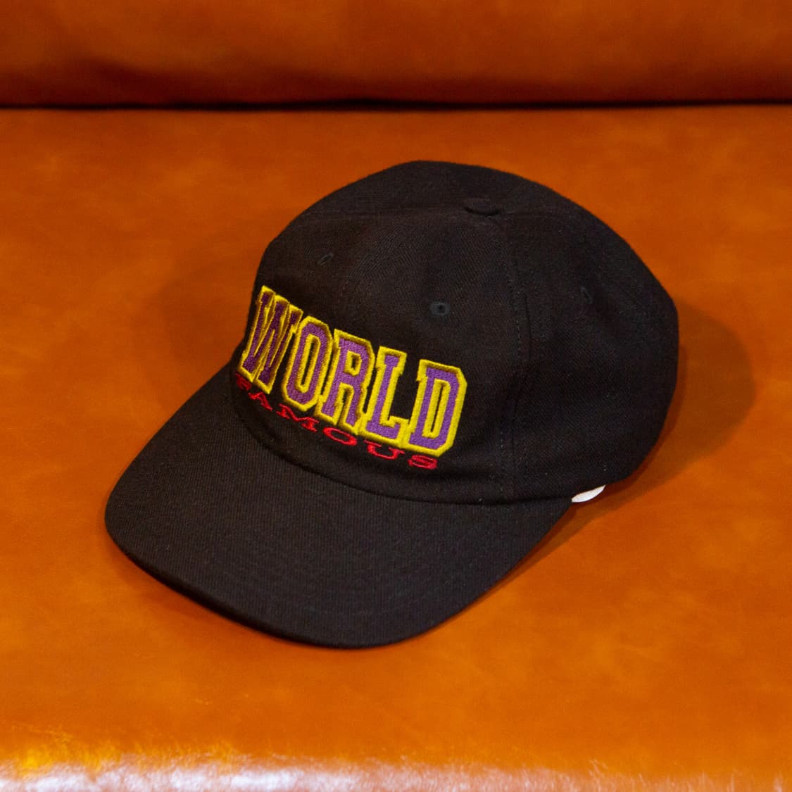 15FW 슈프림 WORLD FAMOUS 캡 블랙 상품이미지3
