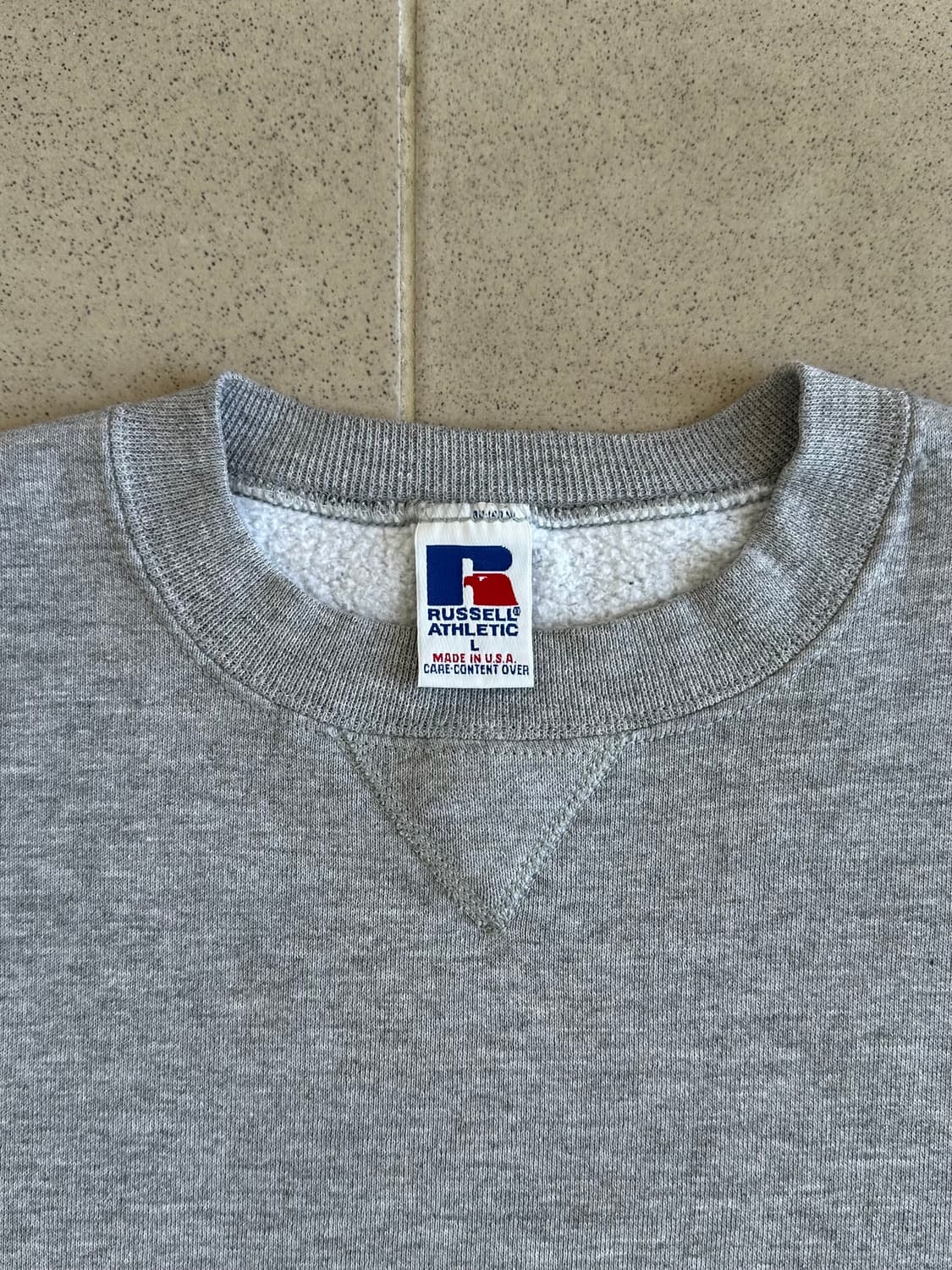 90s 빈티지 러셀 스웻셔츠 그레이 L USA 상품이미지6