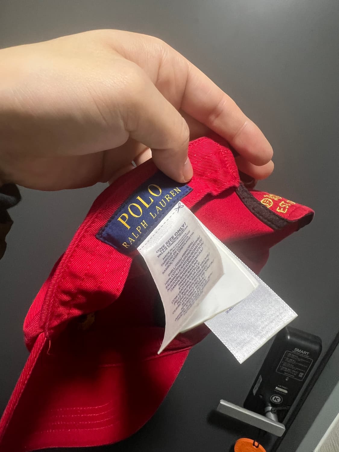 폴로 랄프로렌 레드 볼캡 상품이미지3