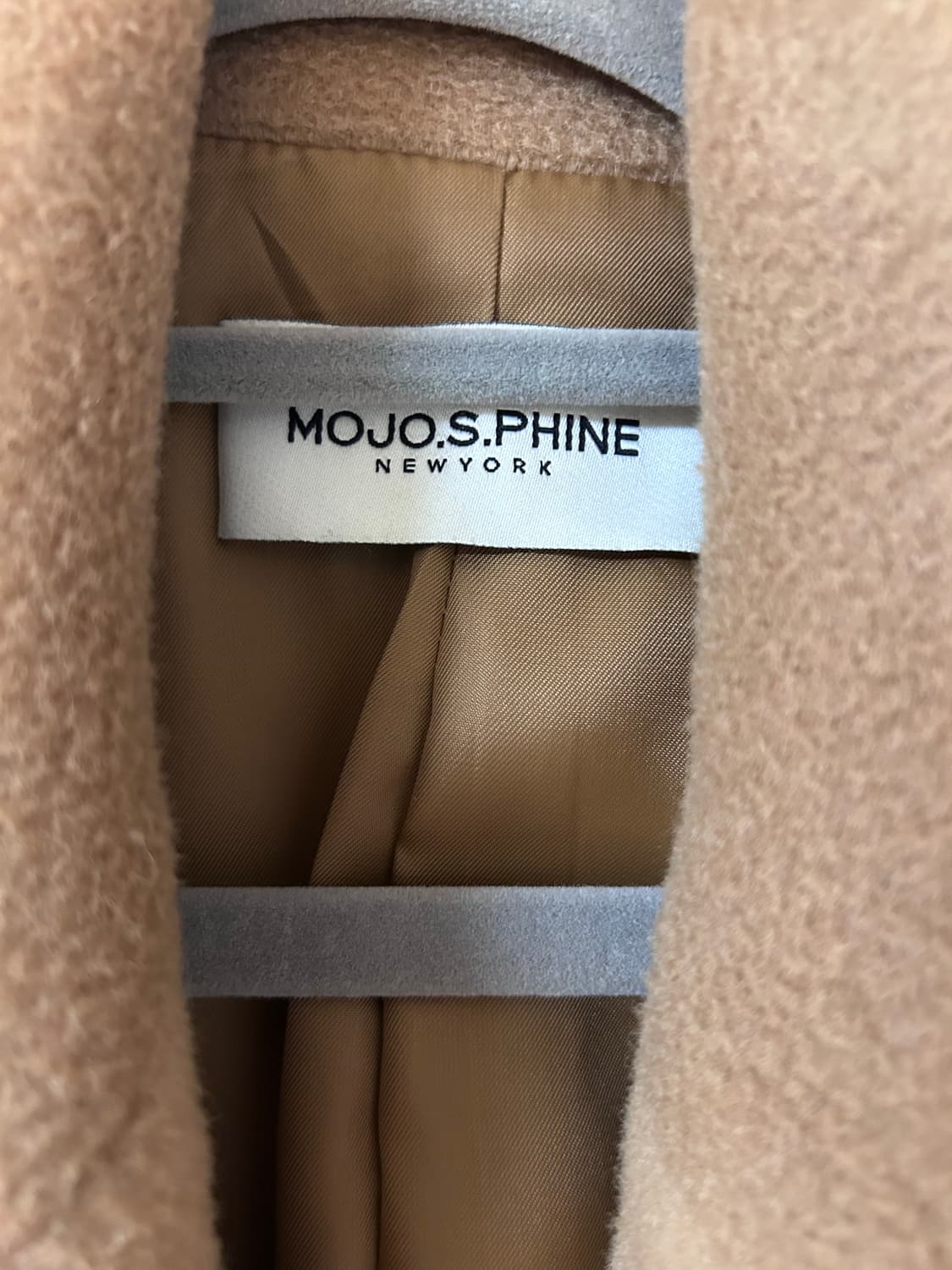 모조에스핀 울 캐시미어 카멜컬러 코트 상품이미지2