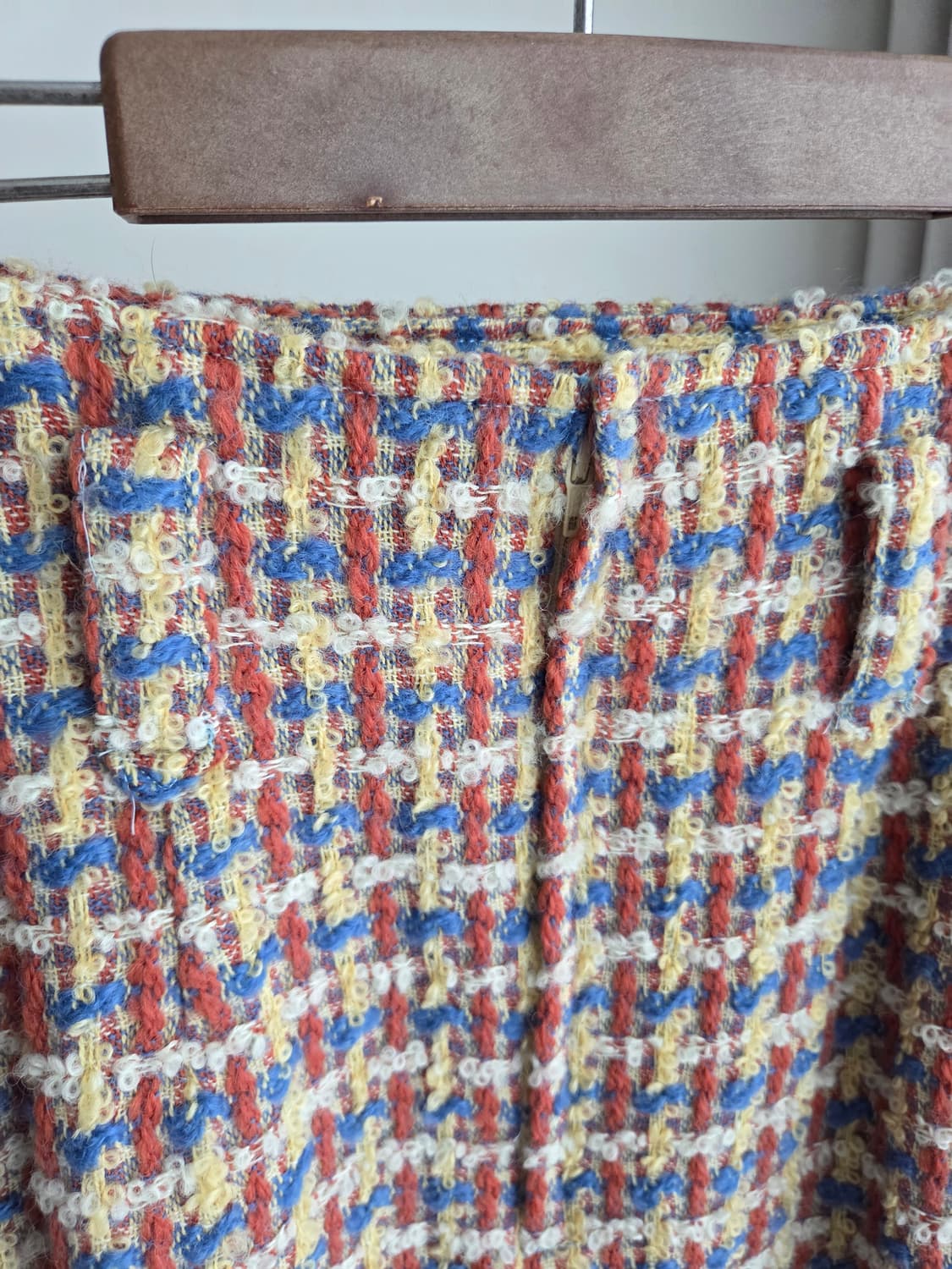 빈티지 부클 트위드 정장 치마 상품이미지3