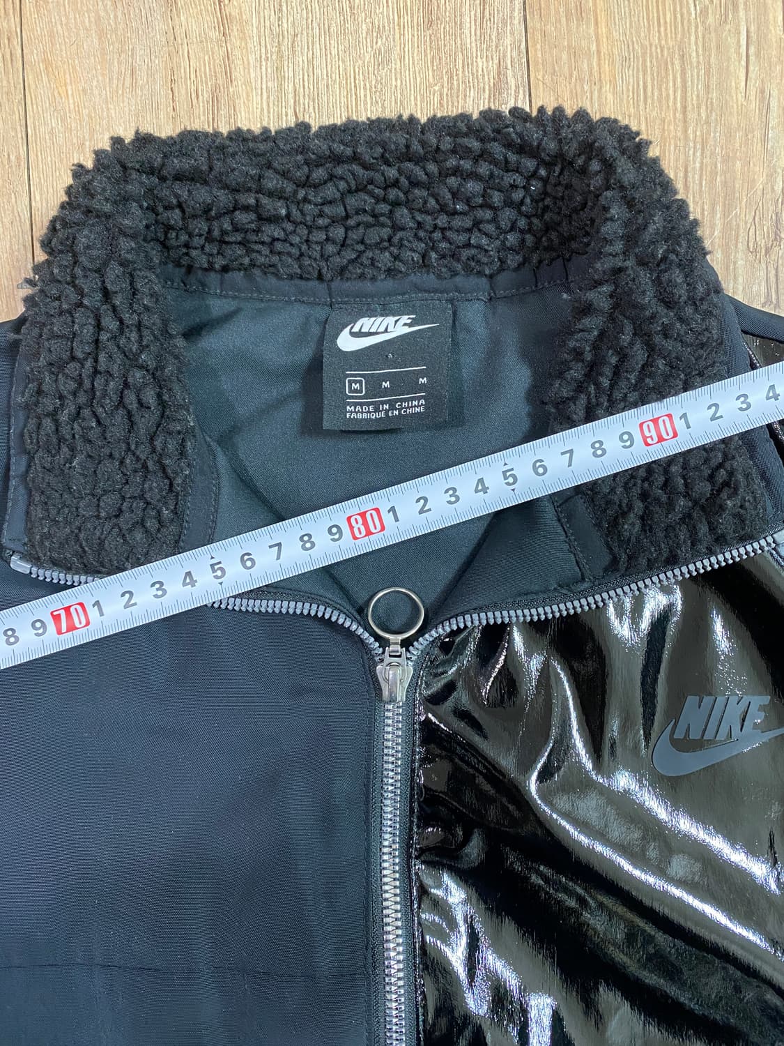 나이키 우먼스 아이콘 블랙 크롭 저지 자켓 M 상품이미지9