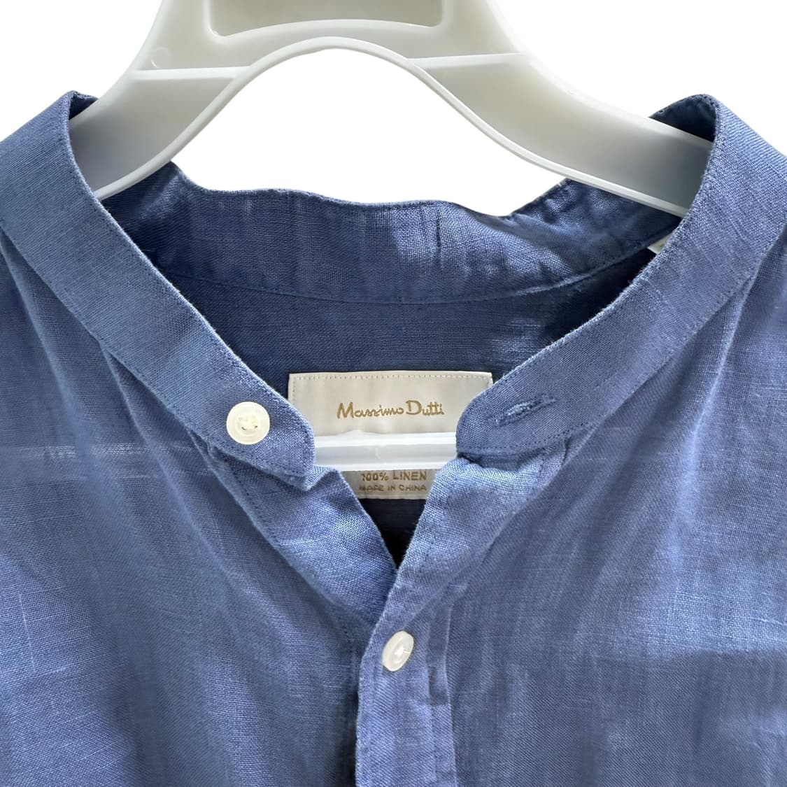 [L] 마시모두띠 린넨 블루 셔츠 상품이미지5