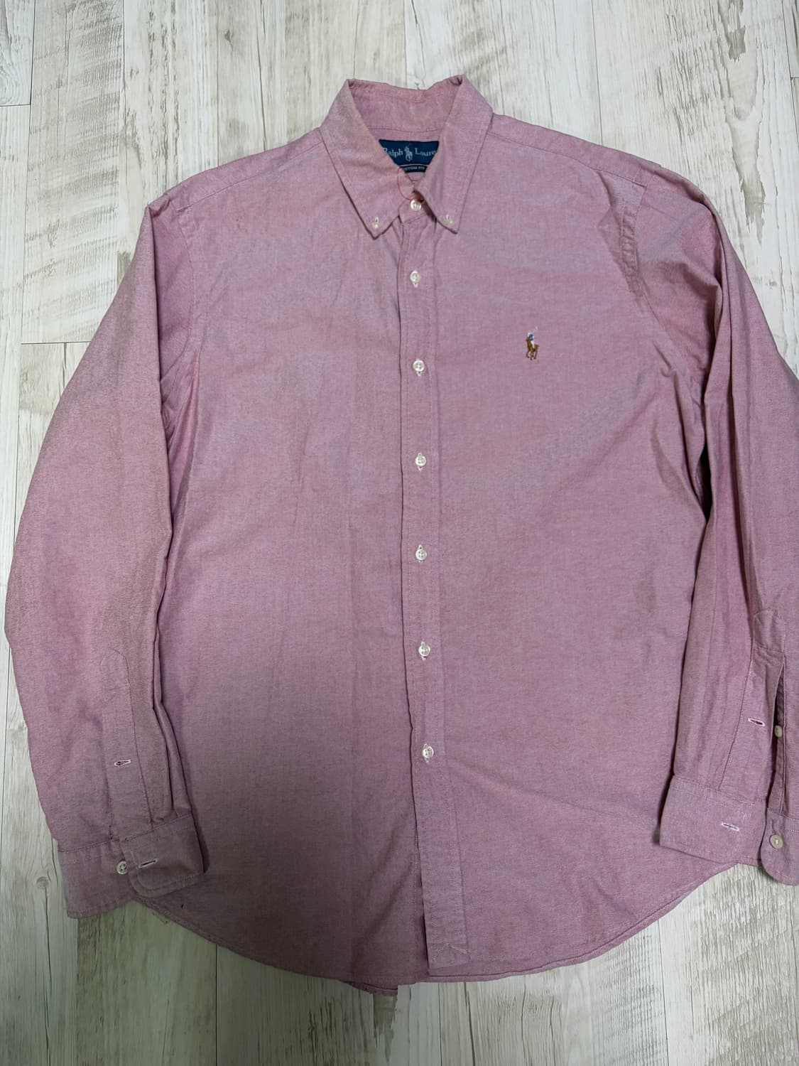 [L]폴로 랄프로렌 옥스포드 셔츠 핑크 상품이미지2