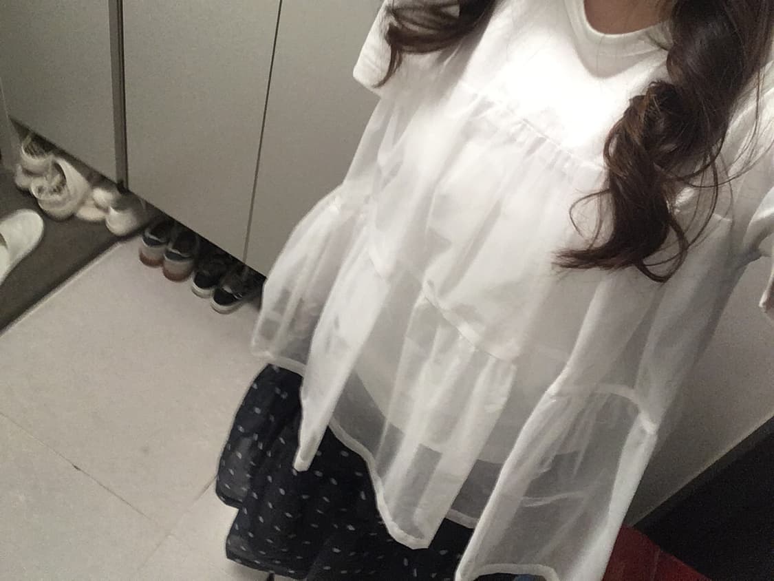 꼼데가르송 걸 도트 치마 상품이미지6