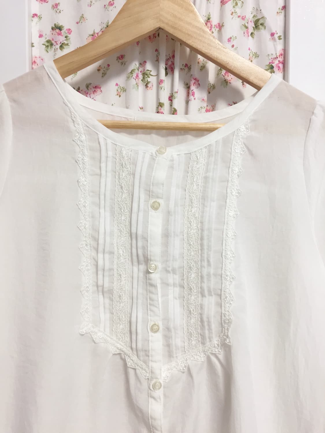 빈티지 로리즈팜 화이트 블라우스 상품이미지2