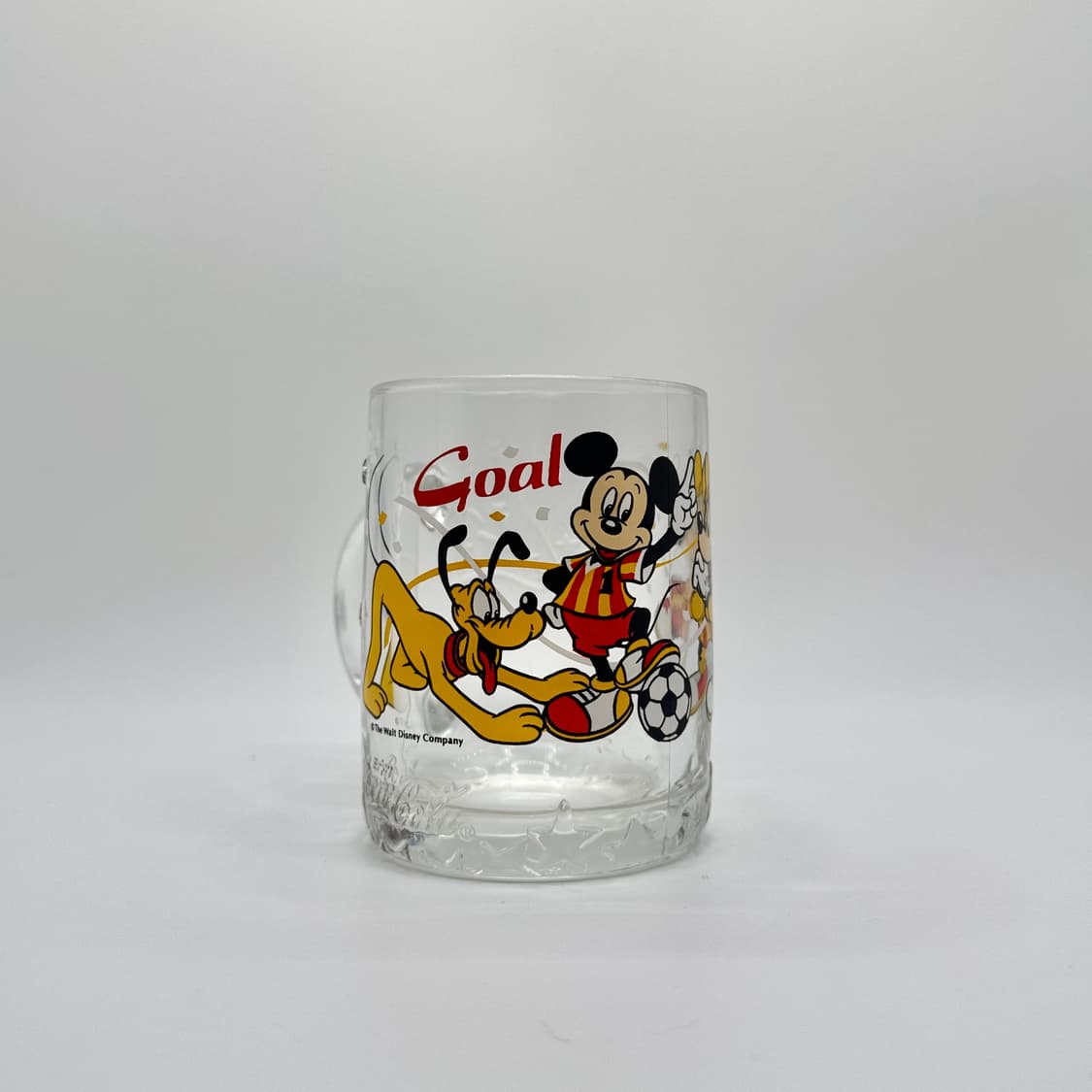일본빈티지 | Disney soccer vintage glass mug 상품이미지1