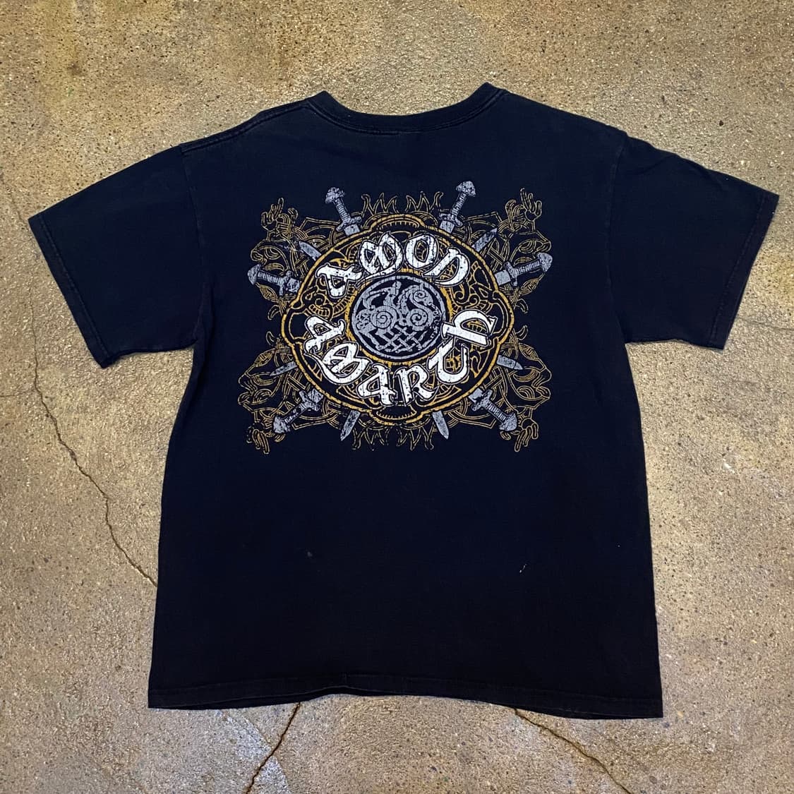 미국 빈티지 AMONAMARTH 로고 락티셔츠 반팔티 상품이미지7