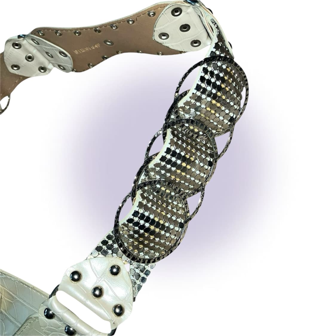 오네갸루 벨트 3종 일괄 헤이세이 핀터깔 레오파드 퍼 큐빅 벨트 y2k 상품이미지2