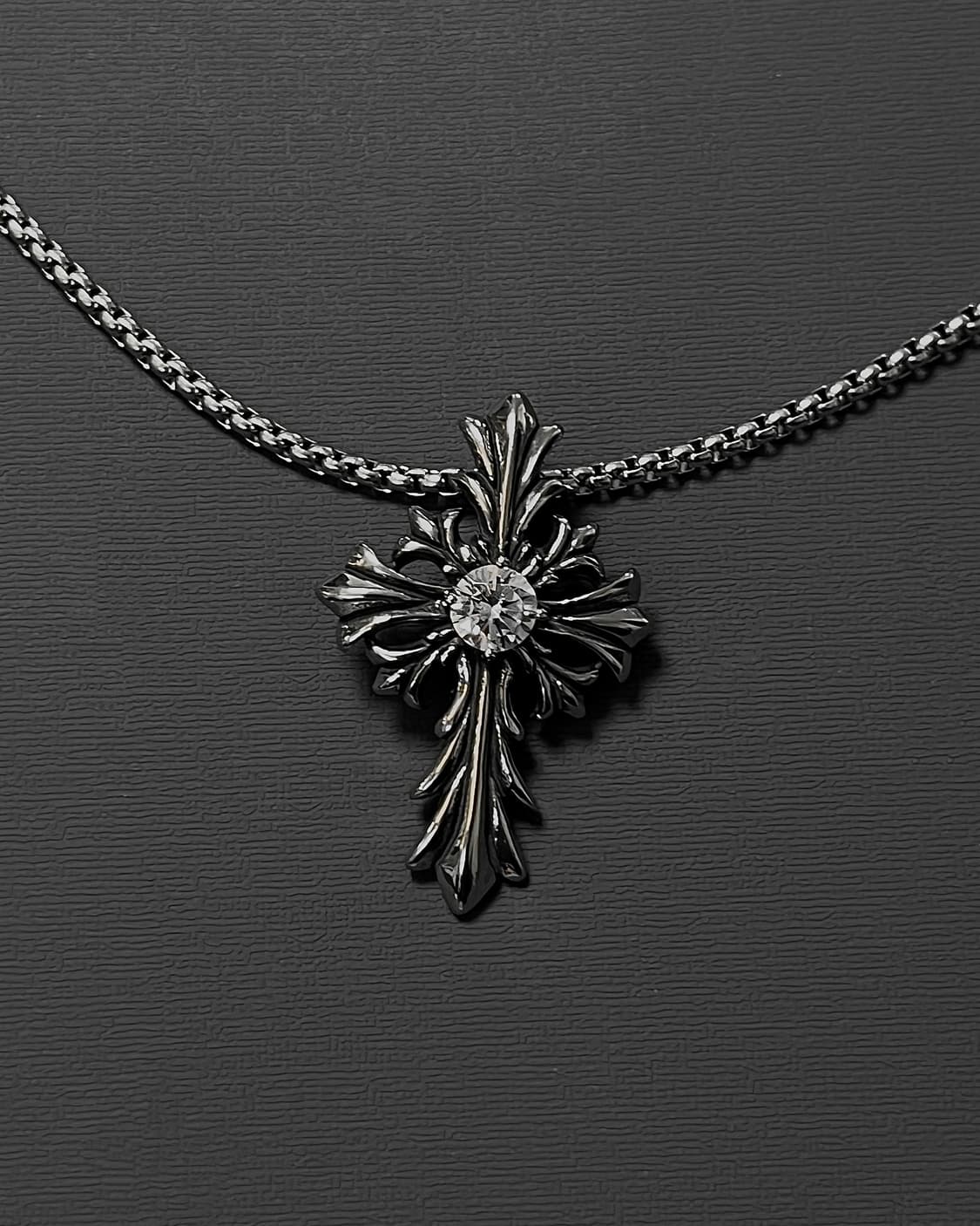 엔틱 크로스 목걸이 상품이미지3