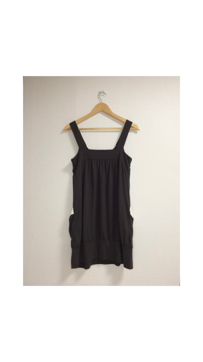 빈티지 다크 브라운 레이어드 나시 원피스 튜닉 상품이미지5