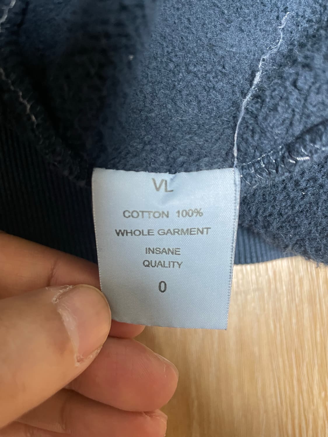 [0] 블라인드파일즈 후드 네이비 상품이미지4