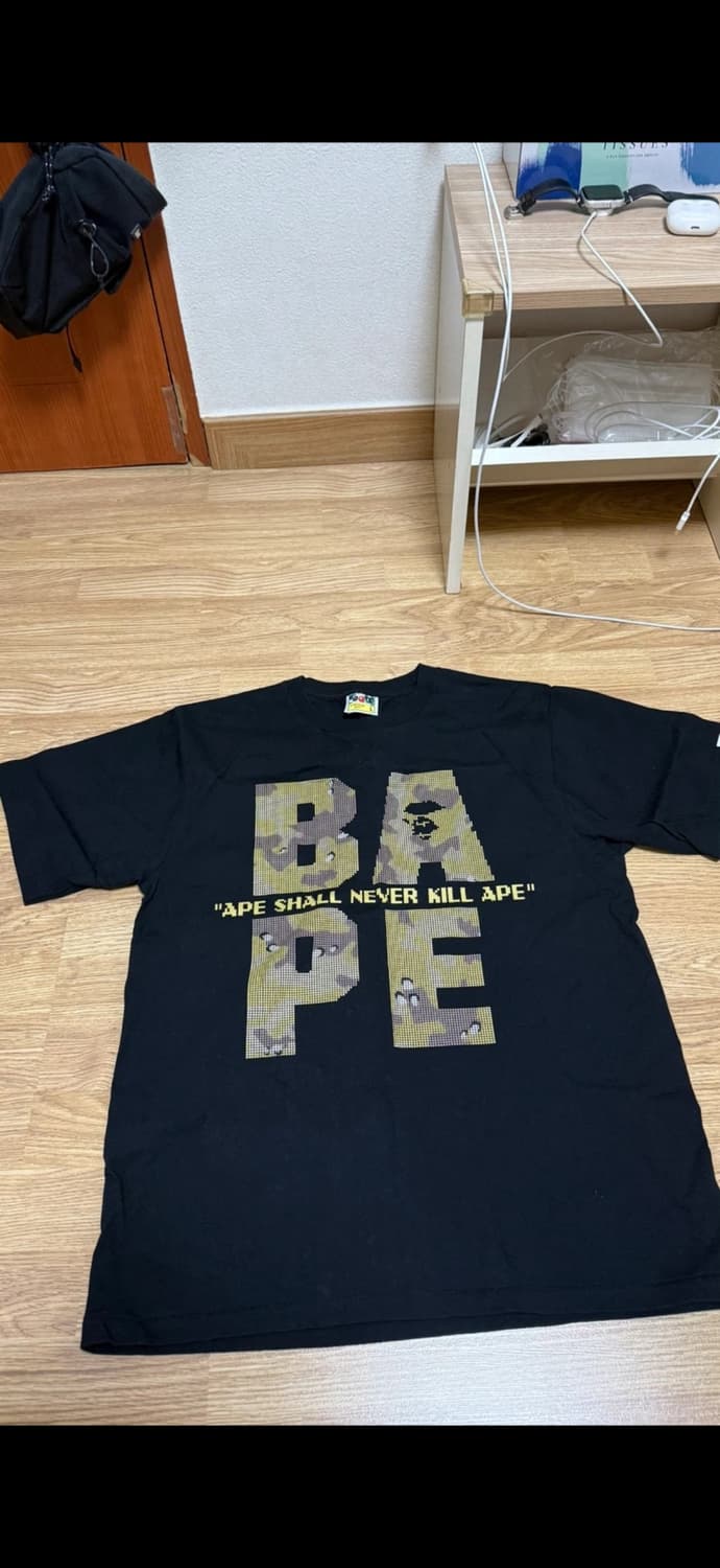 베이프(BAPE) 로고 반팔 L 상품이미지1