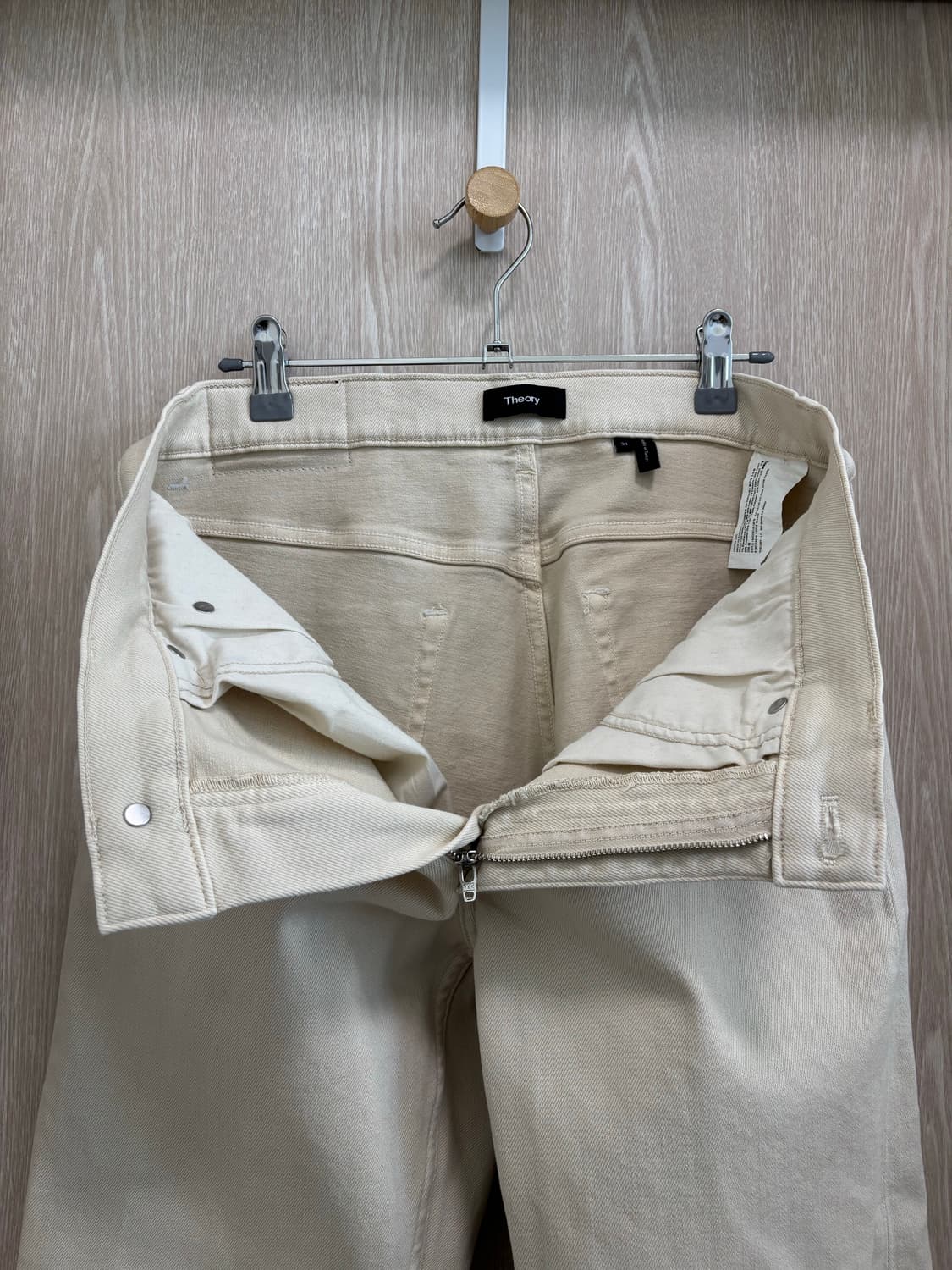 24SS)띠어리 애슬레틱핏 데님팬츠30"/아이보리샌드 상품이미지4