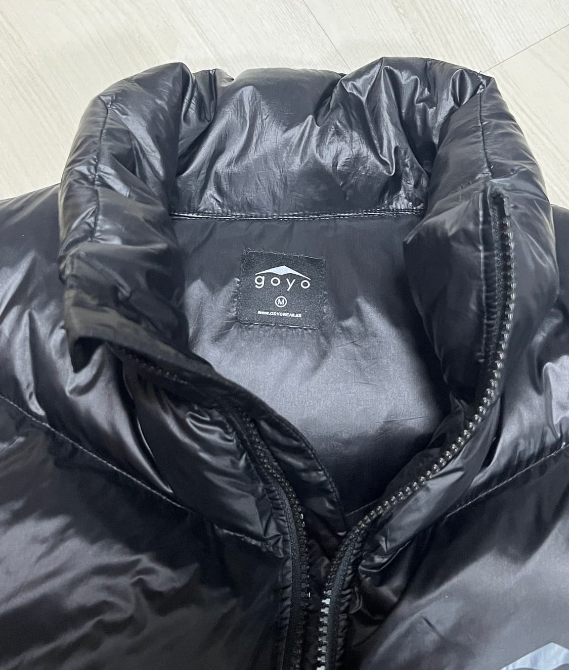 M) 고요웨어 옵저버 다운 자켓  블랙 판매. 상품이미지10