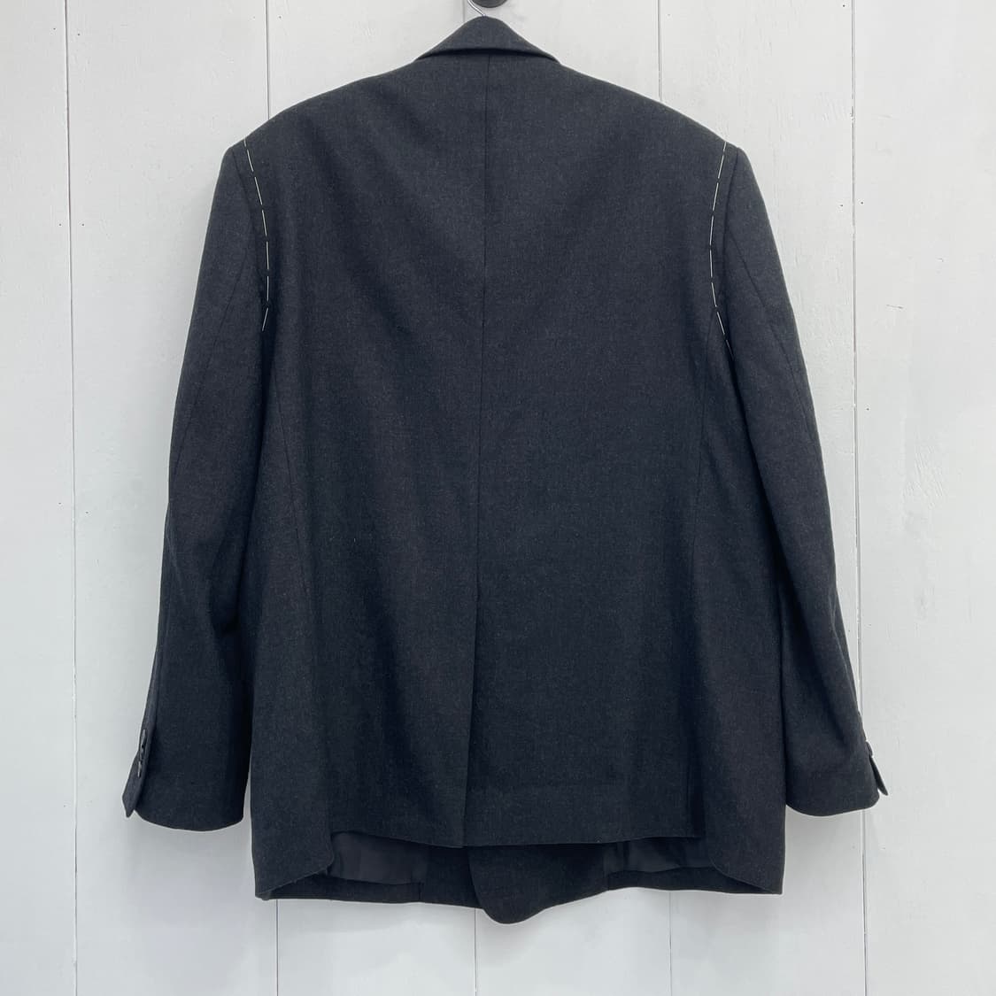 IEY 스티치 디테일 오버핏 울 블레이저 상품이미지8