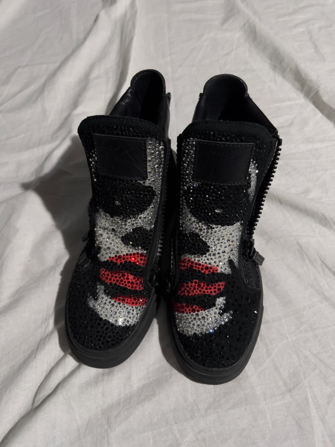 rare* 쥬세페 자노티 스와로브스키 조커 사이드집 하이탑 스니커즈 상품이미지2