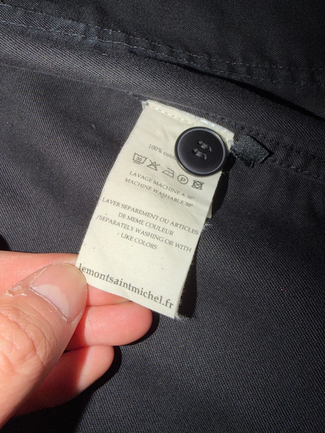 [48] 르몽솅미셸 프렌치 워크자켓 블랙 상품이미지6