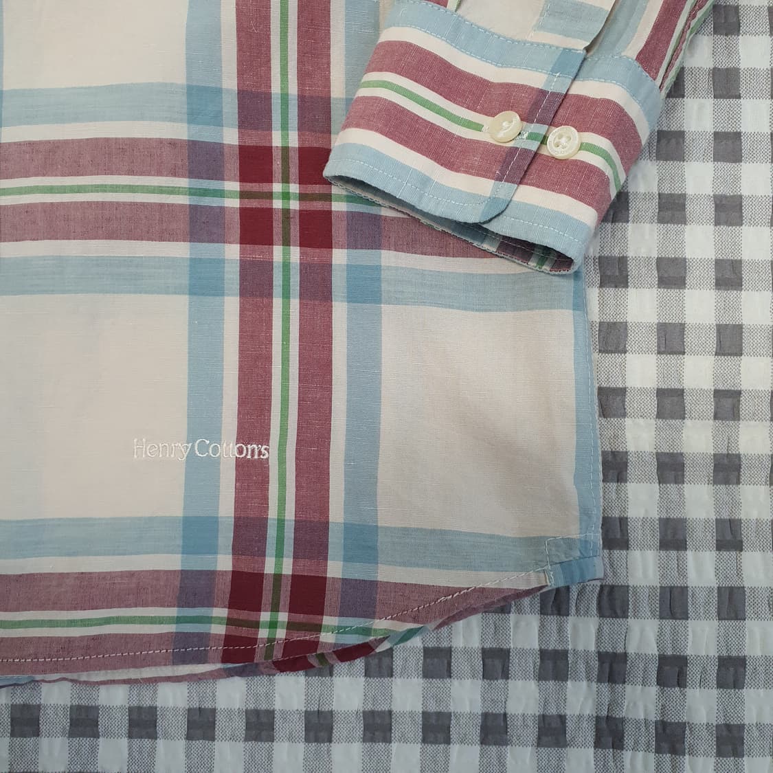 헨리코튼 린넨 긴소매 셔츠 남자95 상품이미지4