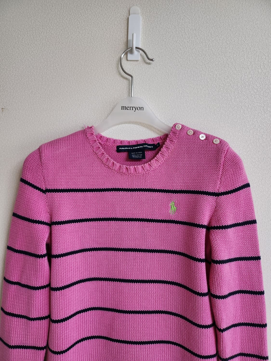 폴로 스포츠 라운드니트 (XS 상품이미지2