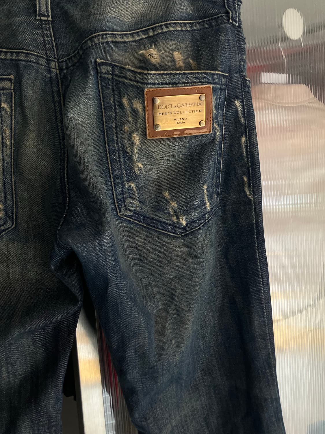 돌체앤가바나 스탠다드핏 데미지진 상품이미지1