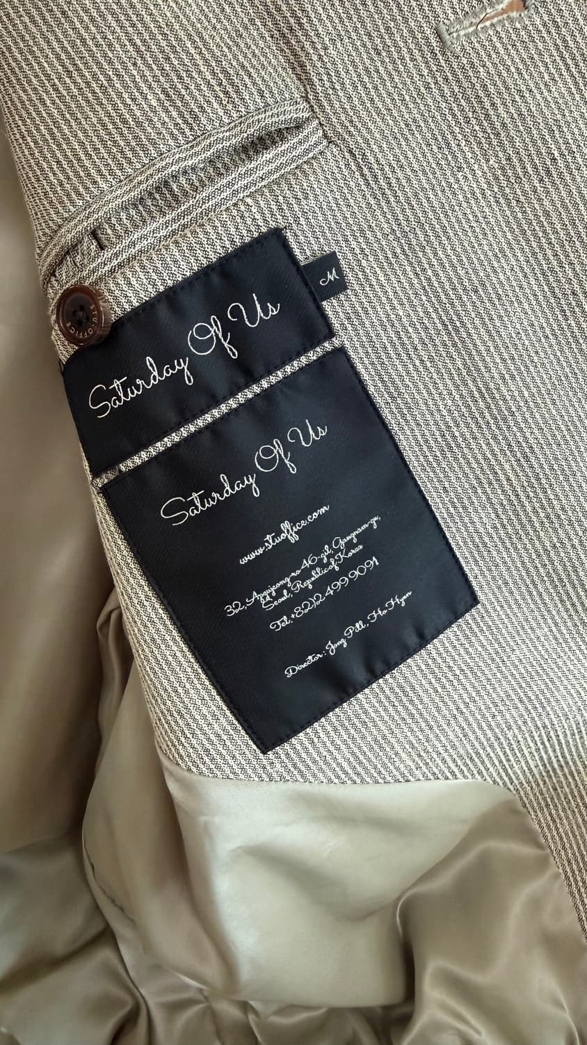 STU 스트라이프 밴딩 자켓 stripe banding jacket 상품이미지5