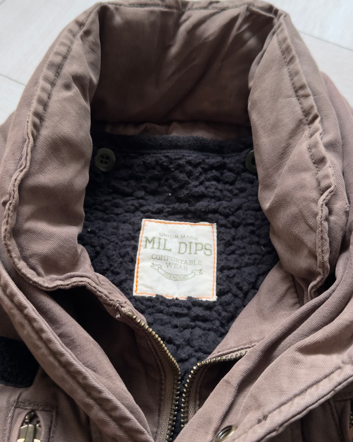 [MIL DIPS] brown military field jacket 상품이미지4