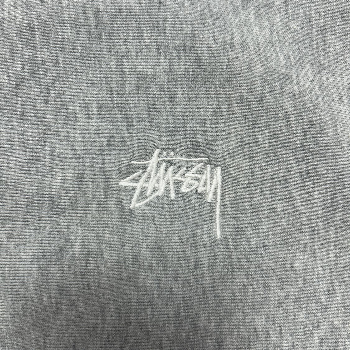 스투시 스탁로고 그레이 후드집업(S) 상품이미지4