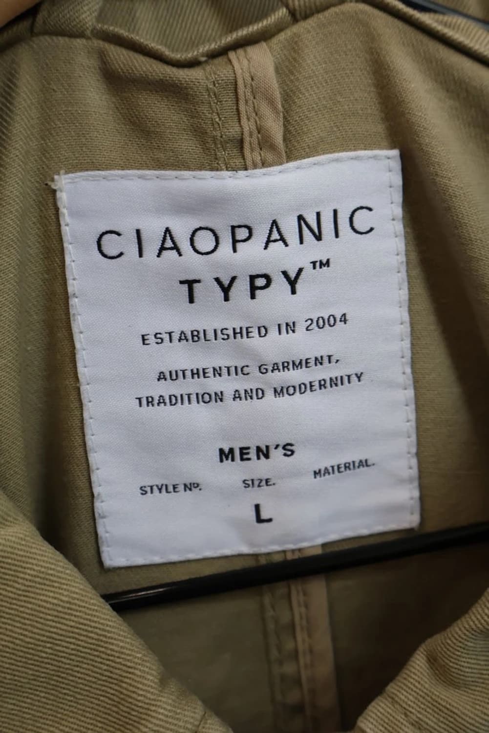 CIAOPANIC TYPY Safari coat 상품이미지7