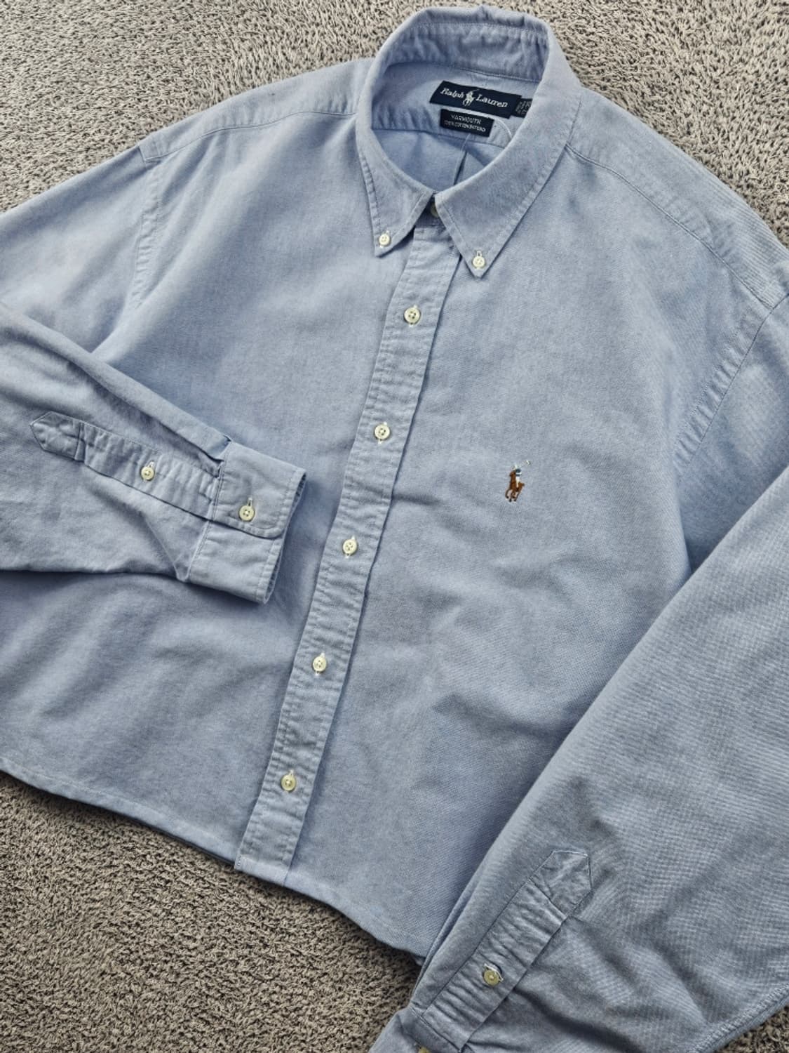 폴로랄프로렌 크롭 커스텀 야머스 옥스포드 셔츠 (2XL추정)/ 11517 상품이미지6
