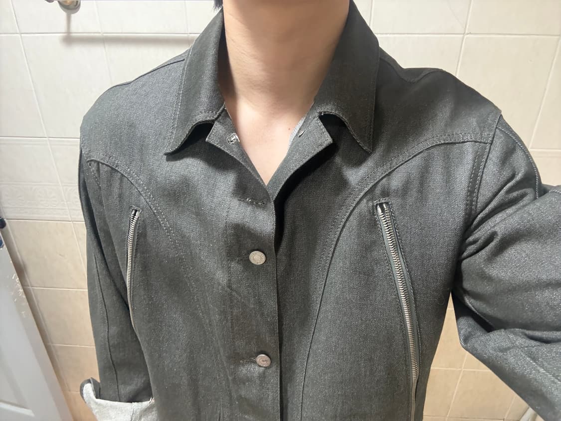 애드오프 데님 자켓 상품이미지1