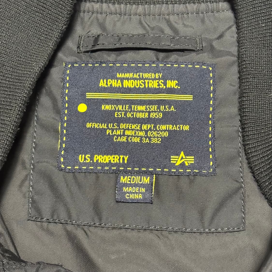 M 알파인더스트리 ma-1 블랙 항공점퍼 상품이미지4