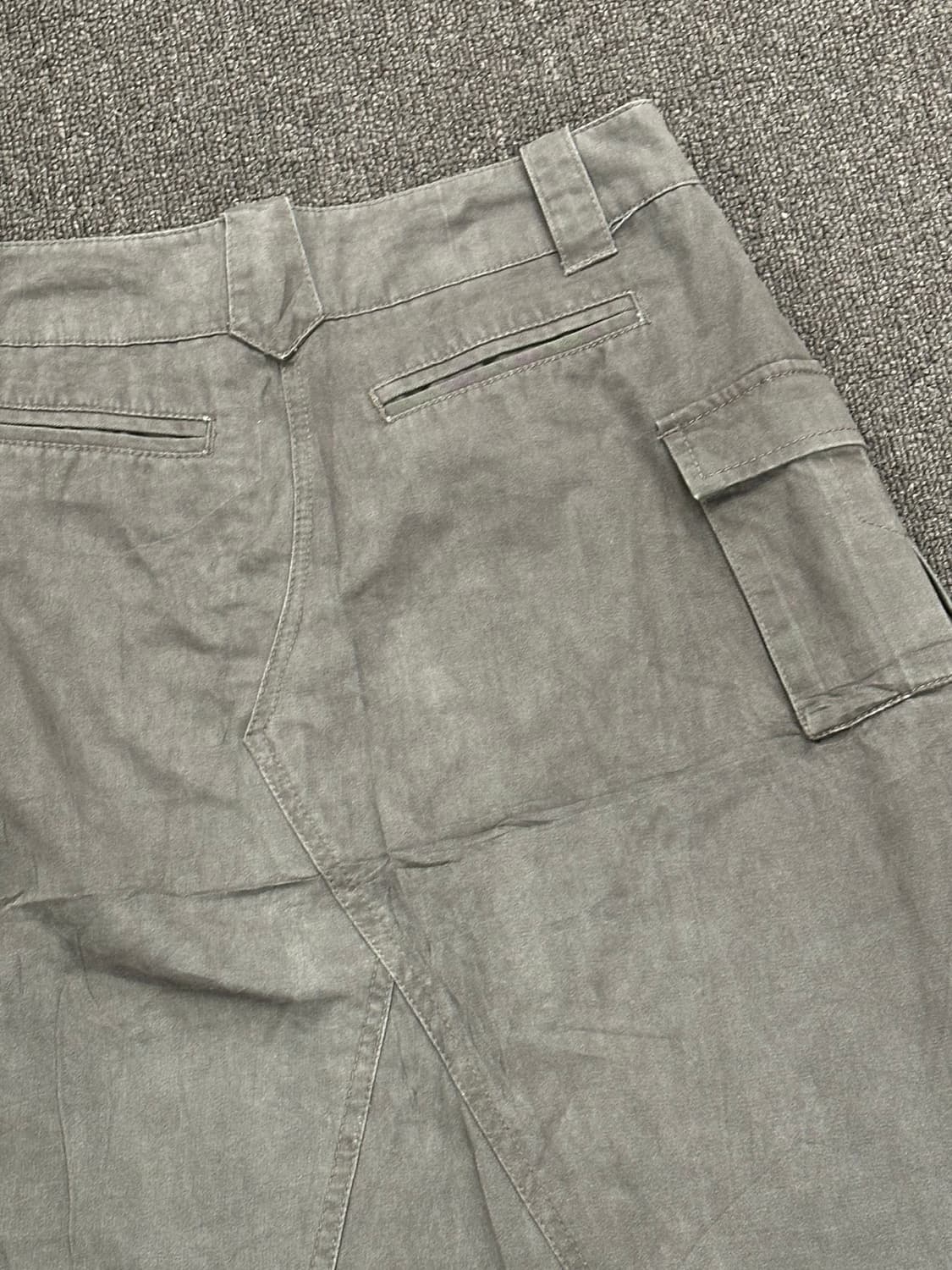 M)Japanese vintage 브라운 카키 카고 스커트 상품이미지8