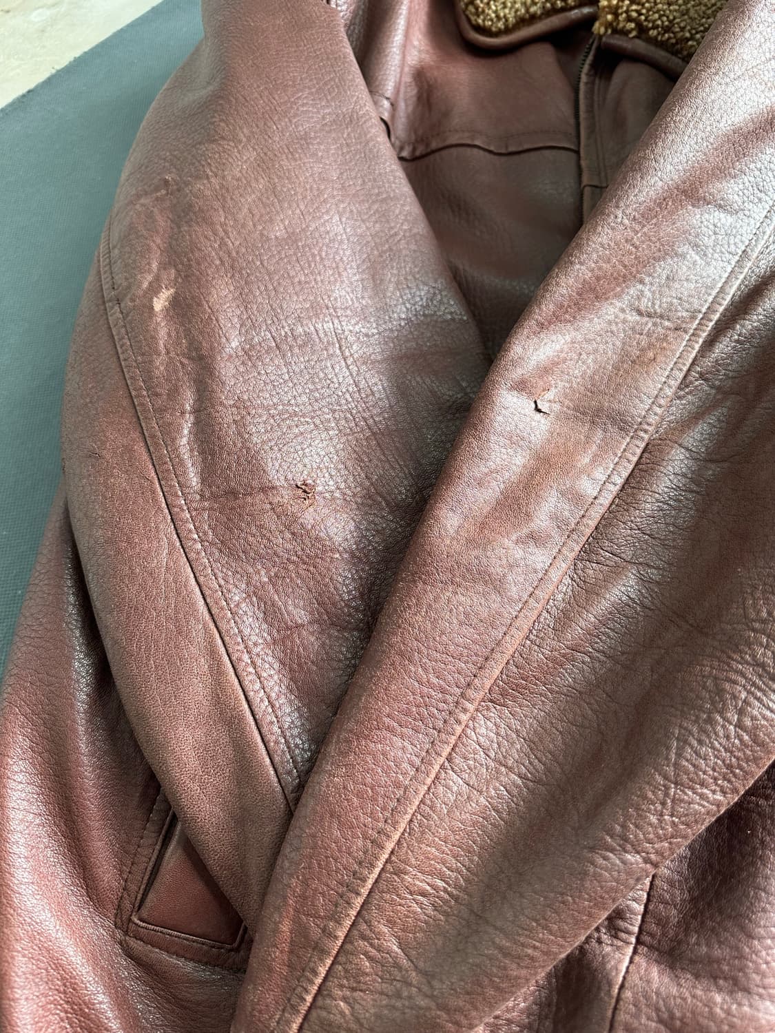 입생로랭 양가죽 자켓 100 상품이미지8