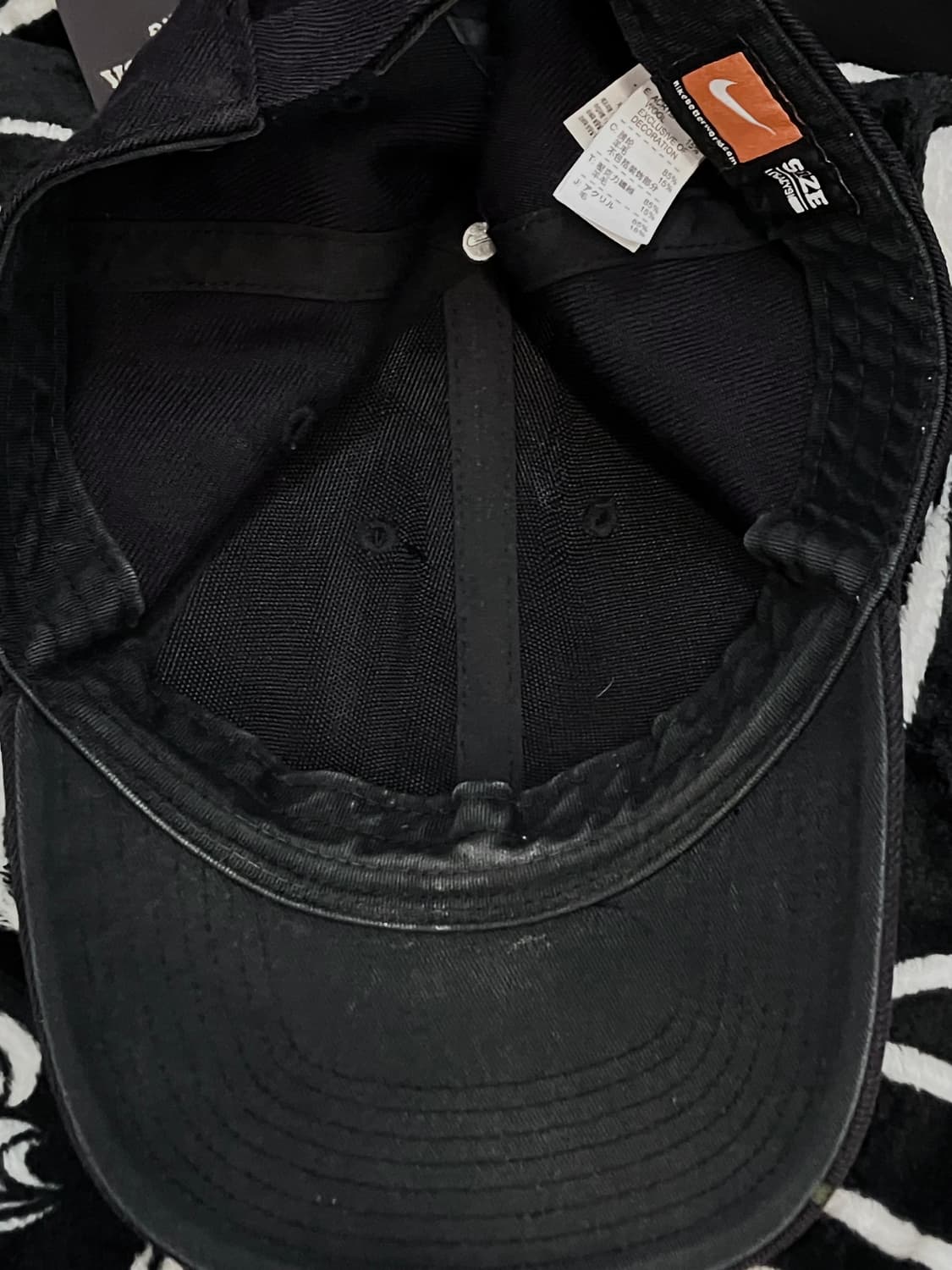 나이키 심플 로고 볼캡 블랙 #csz2943 상품이미지2