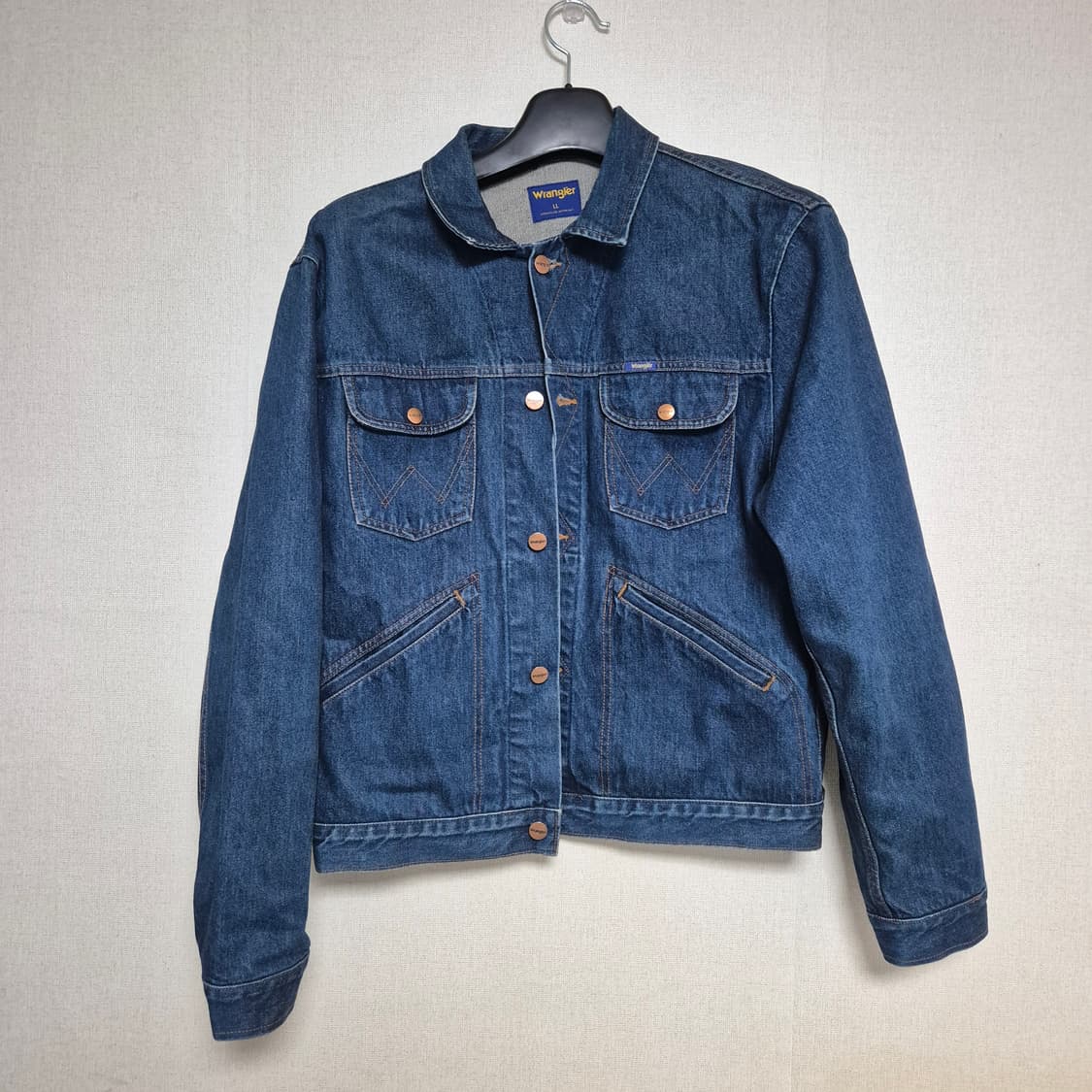 80-90s 랭글러 124mj 일본 복각 데님자켓 상품이미지1