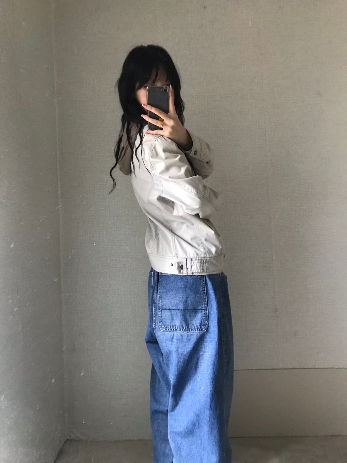 UGIZ 아이보리 후드 자켓 상품이미지5
