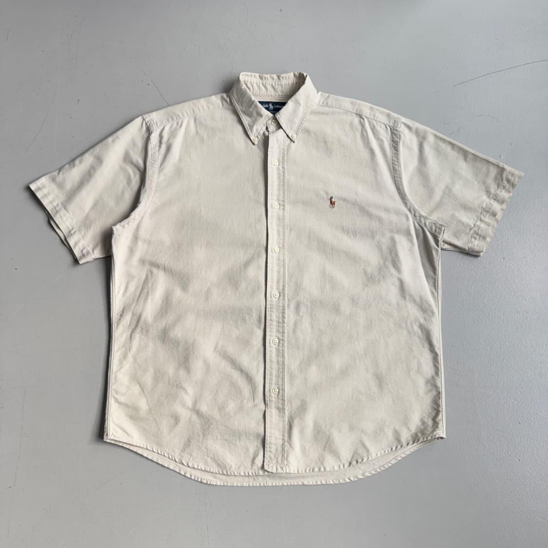 폴로 90s 포니 솔리드 옥스포드 반팔 셔츠 상품이미지2