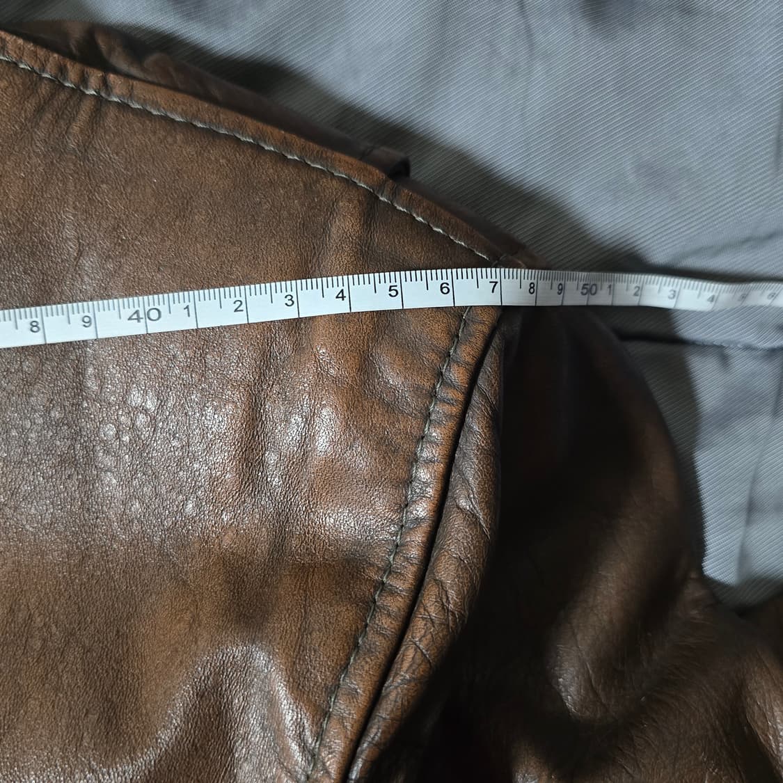 Lesco leather 빈티지 카페레이서 가죽자켓 상품이미지3