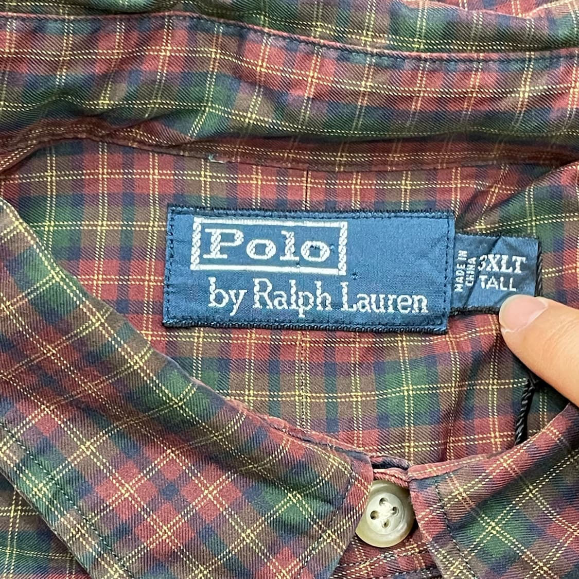 (3XL) POLO 폴로 랄프로렌 체크 셔츠 상품이미지5