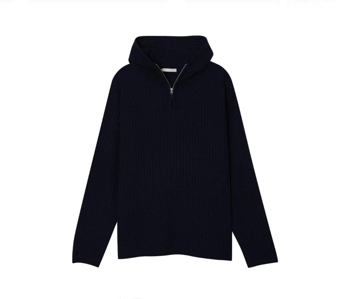 바라클라바 니트 집업 3 color 상품이미지1