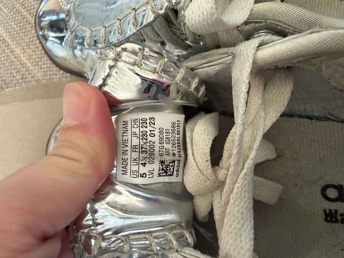 아디다스 X 웨일스보너 삼바 실버 상품이미지5