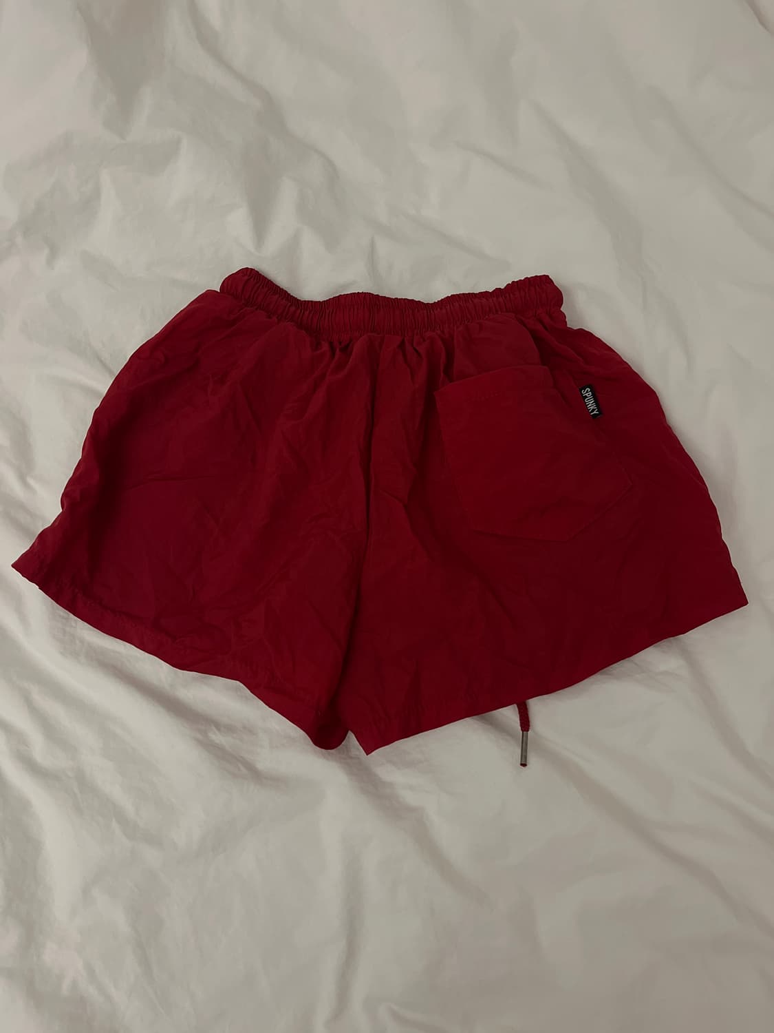 레드 나일론 반바지 상품이미지2